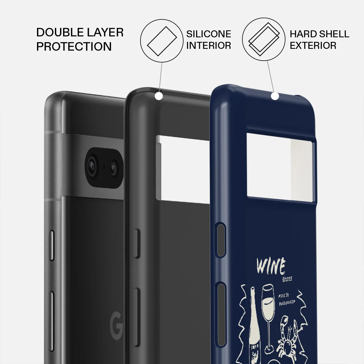 Wine & Dine - Google Pixel 7 Case - Image 2