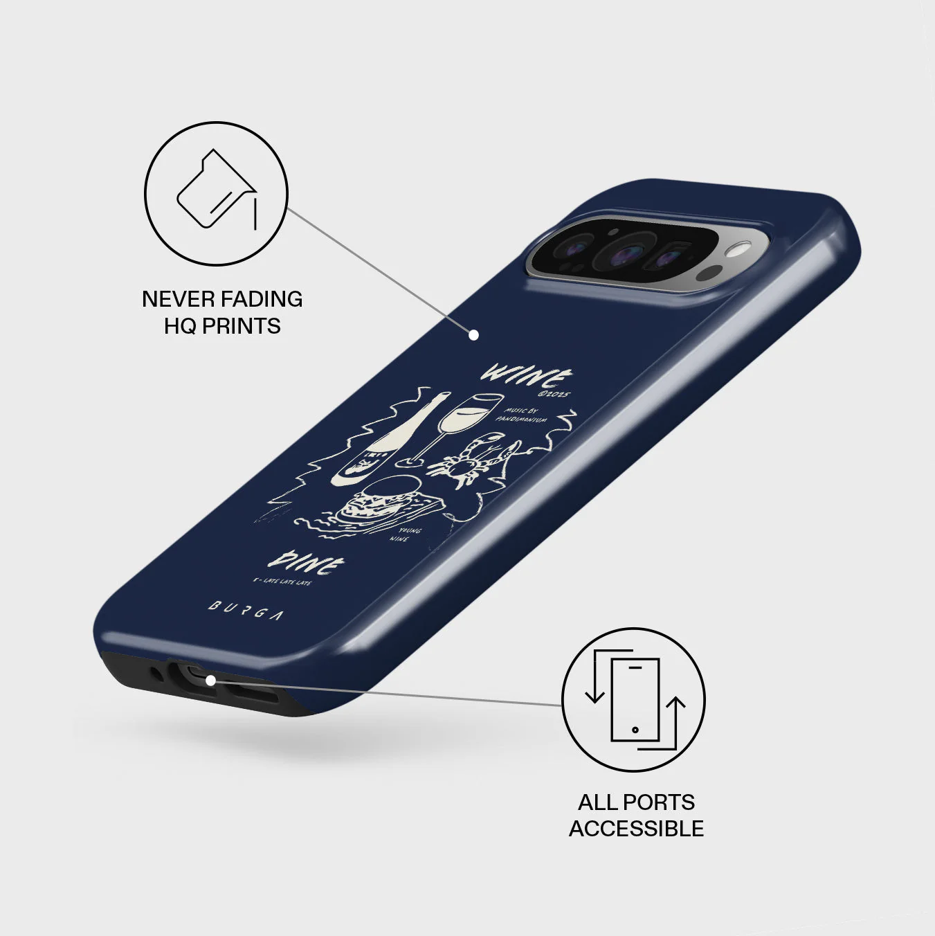 Wine & Dine - Google Pixel 9 Pro Case - Image 3