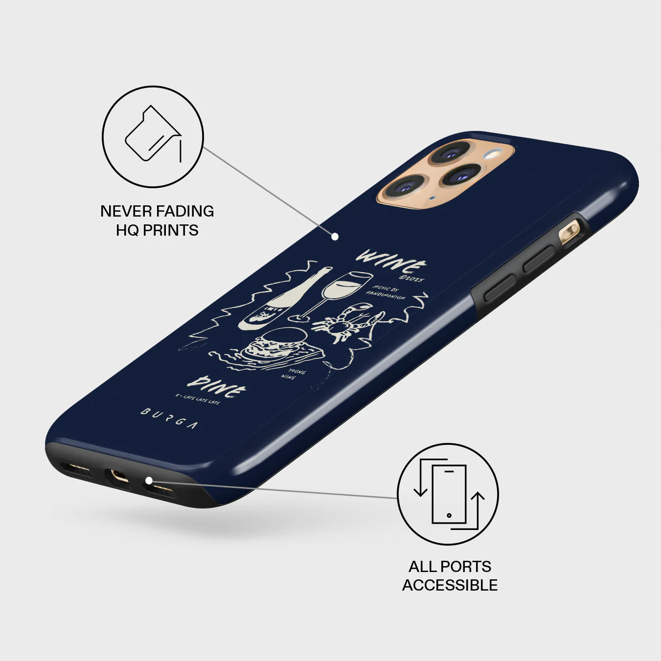Wine & Dine - iPhone 11 Pro Case - Image 7