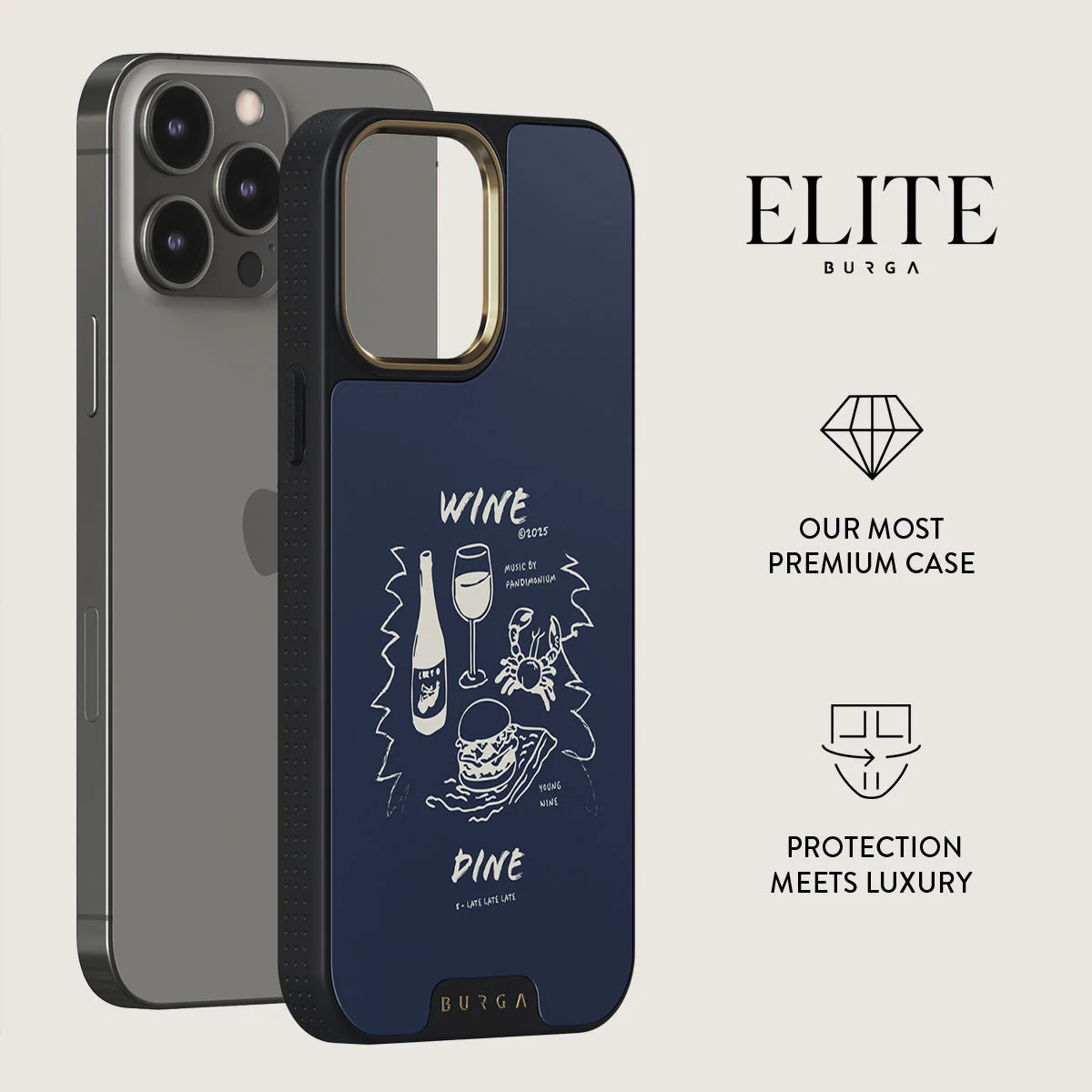Wine & Dine - iPhone 14 Pro Case - Image 6