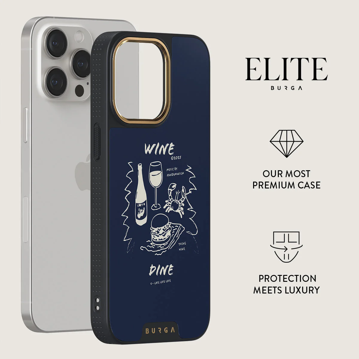 Wine & Dine - iPhone 15 Pro Case - Image 6