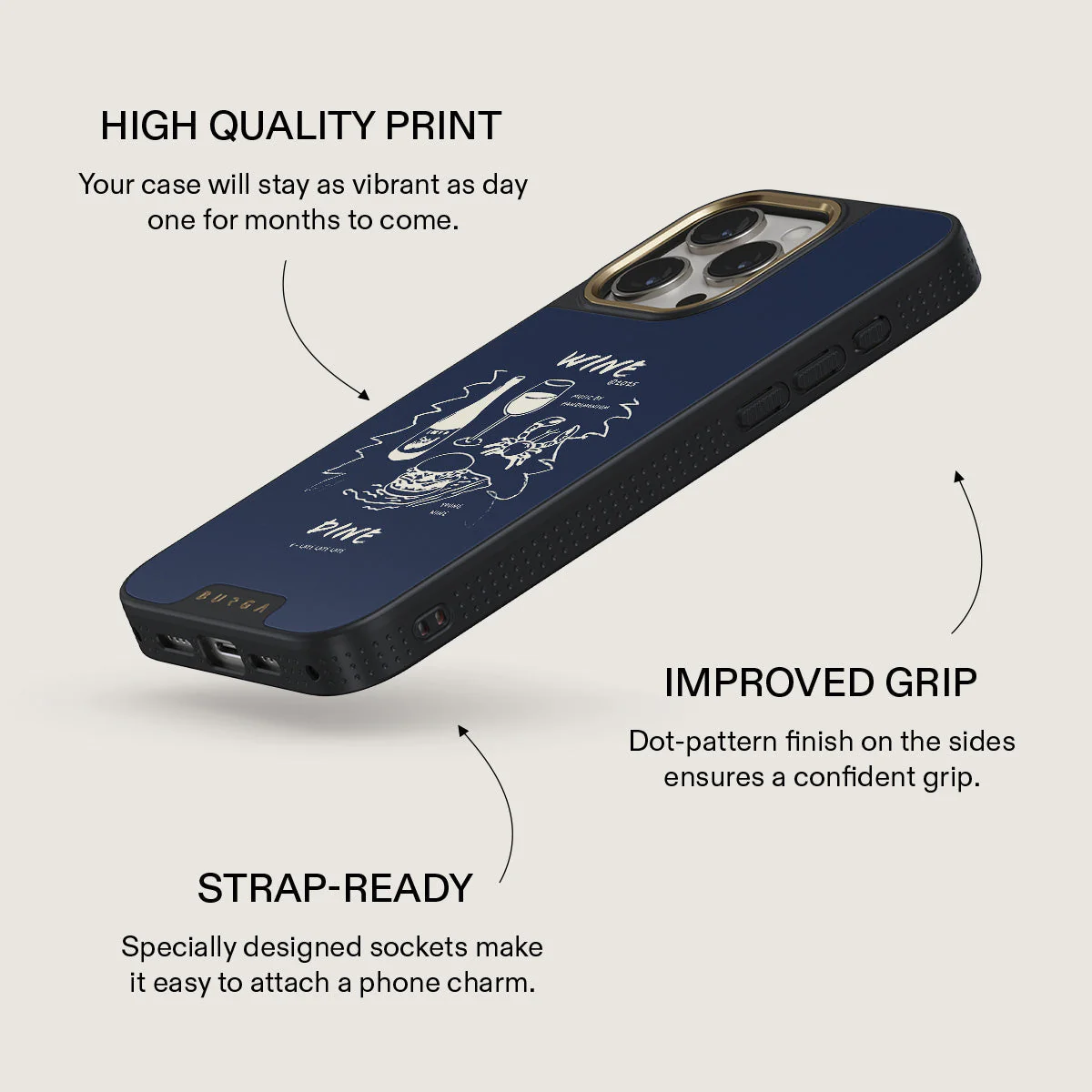 Wine & Dine - iPhone 15 Pro Case - Image 9