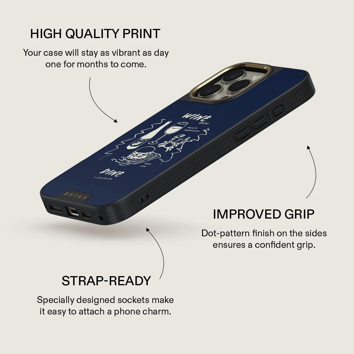 Wine & Dine - iPhone 16 Pro Max Case - Image 10
