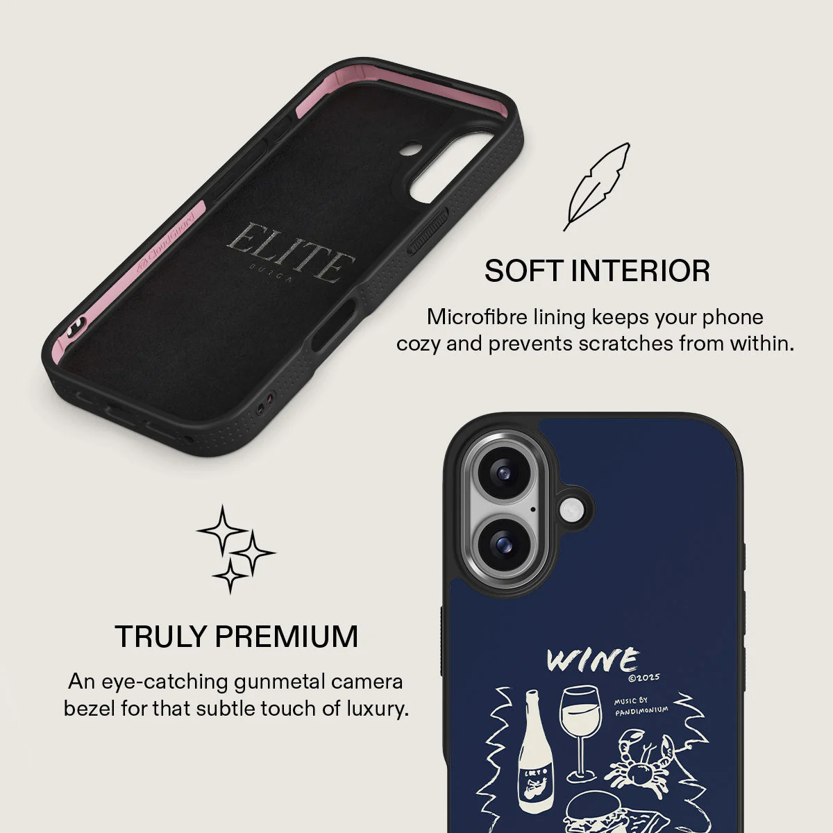 Wine & Dine - iPhone 17 Case - Image 17