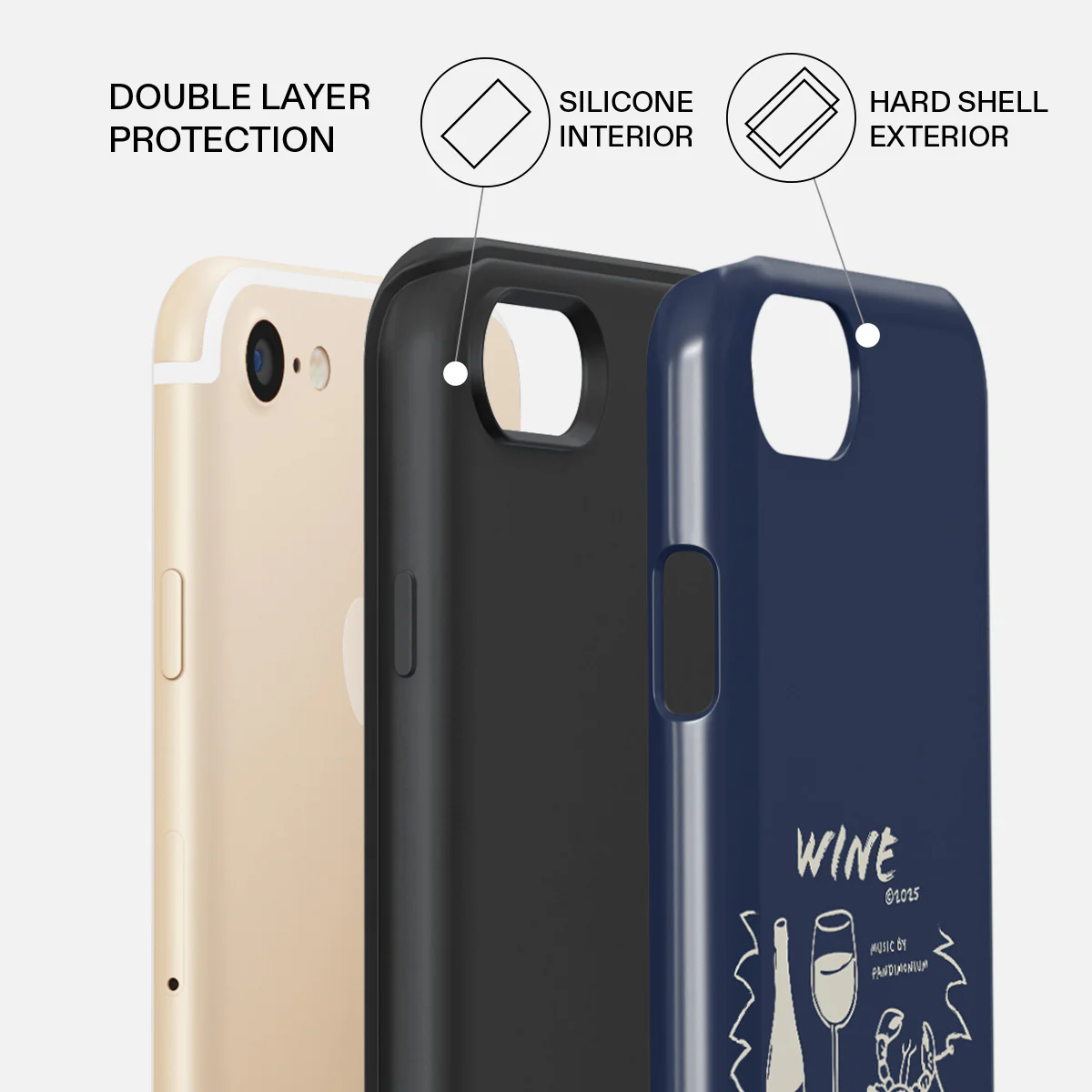 Wine & Dine - iPhone SE (2020) Case - Image 6
