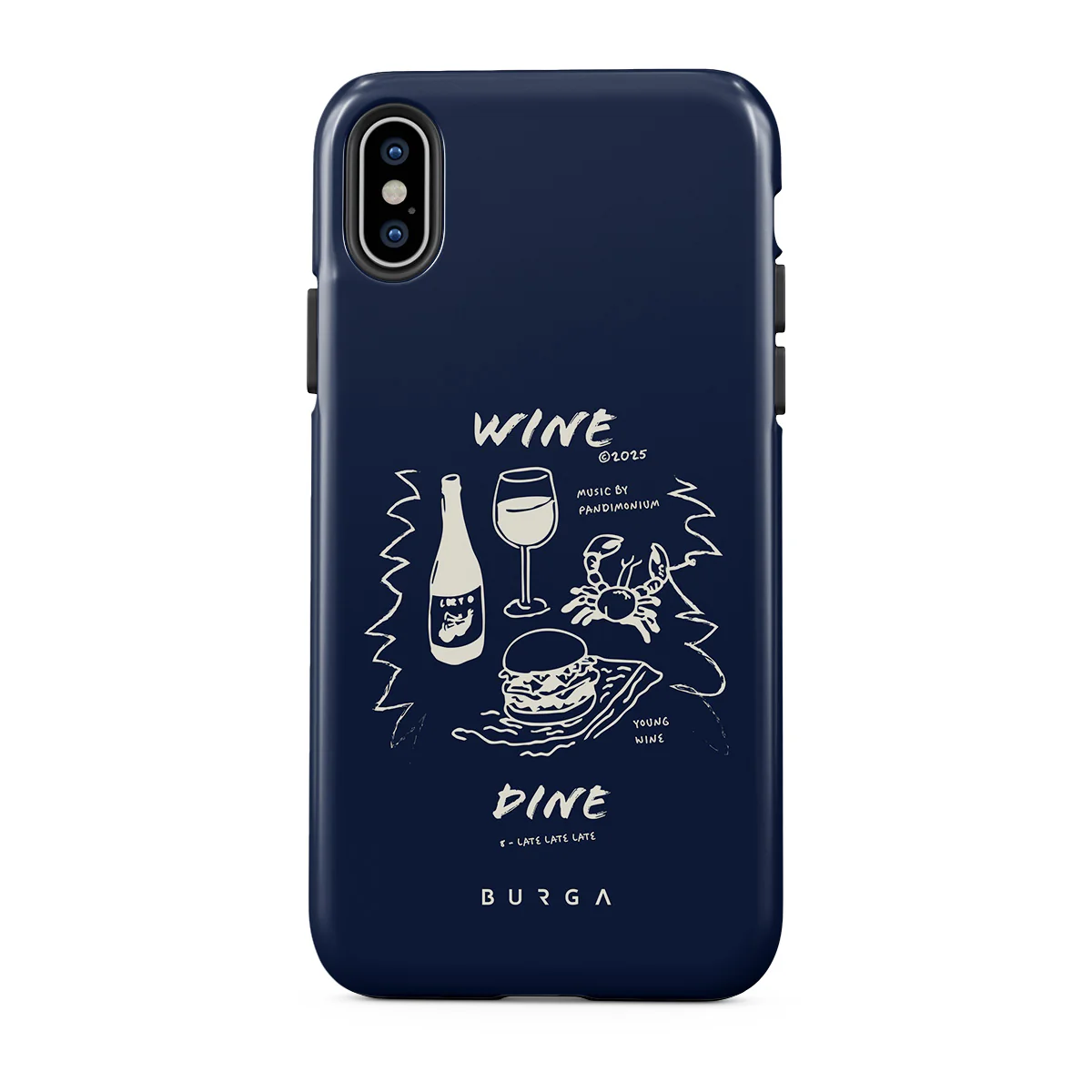Wine & Dine - iPhone X / XS Case - Image 5
