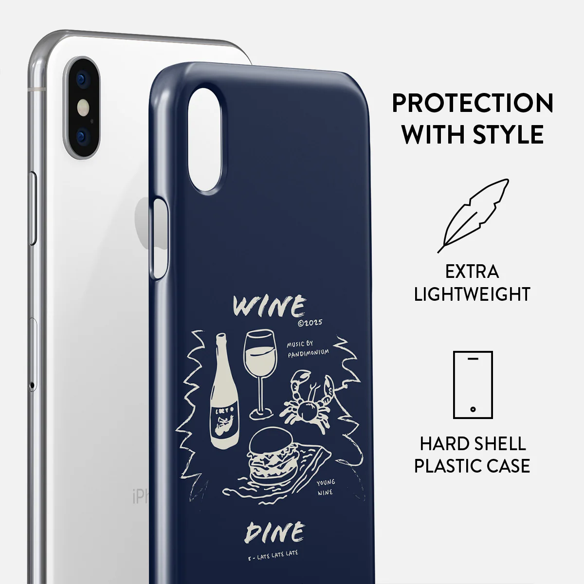 Wine & Dine - iPhone XS Max Case - Image 2