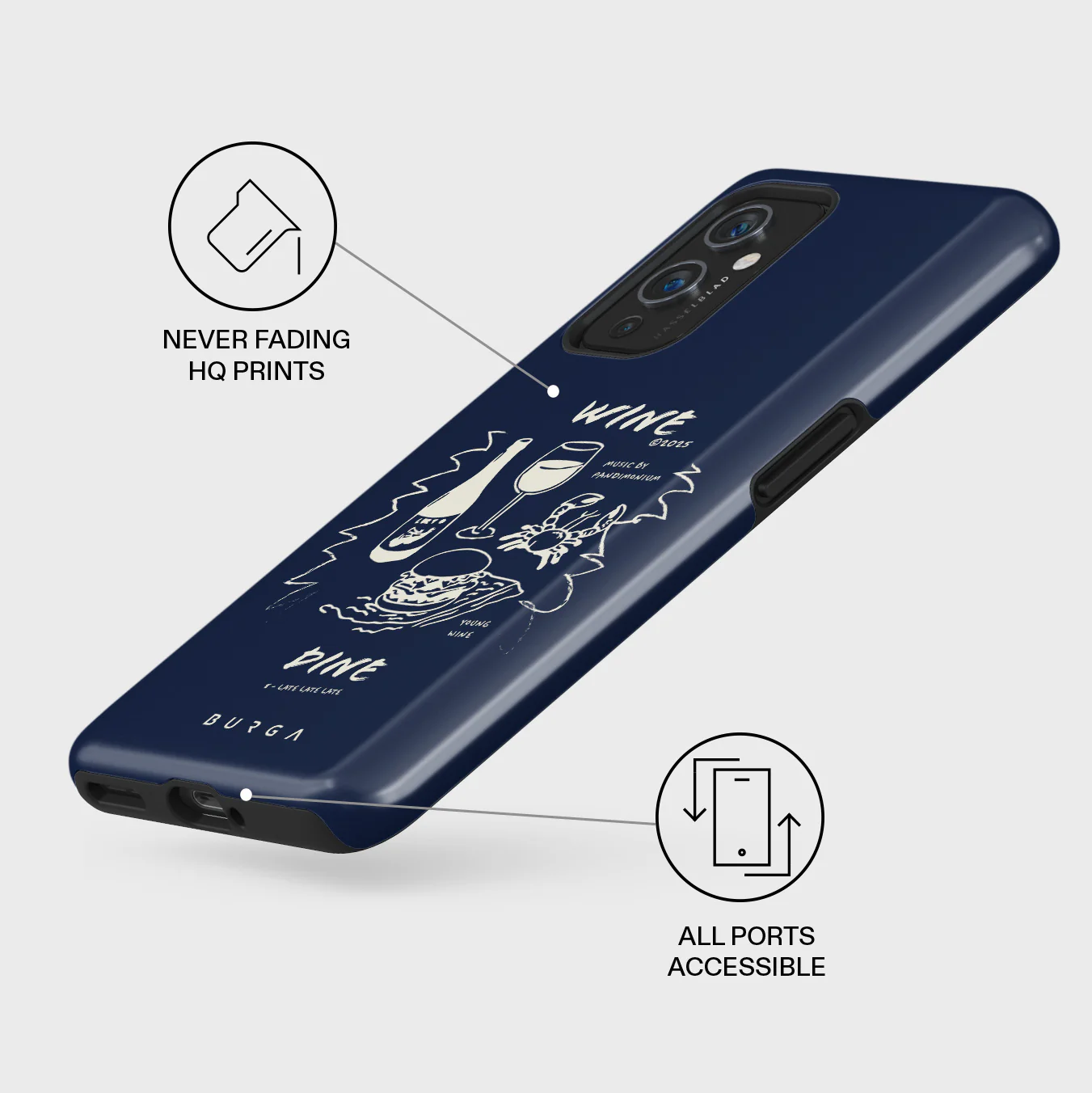 Wine & Dine - OnePlus 9 Case - Image 3