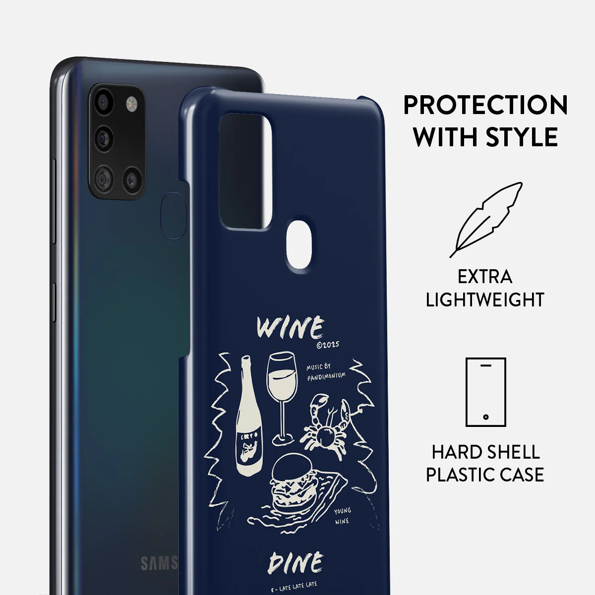 Wine & Dine - Samsung Galaxy A21s 4G Case - Image 2