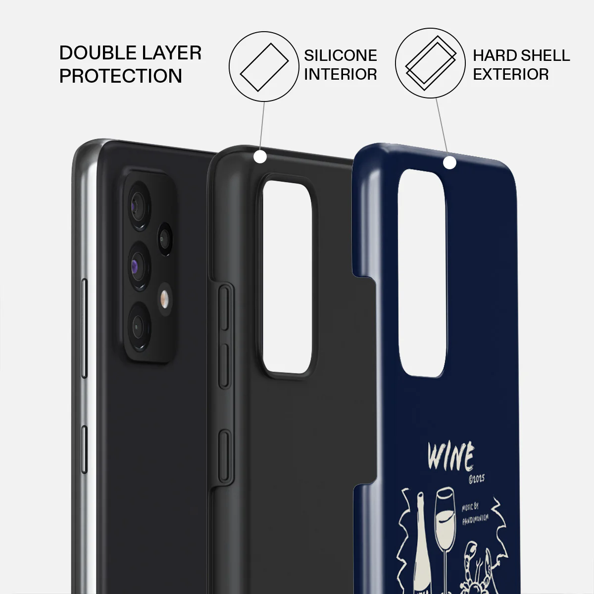 Wine & Dine - Samsung Galaxy A52 / A52S 4G / 5G Case - Image 2