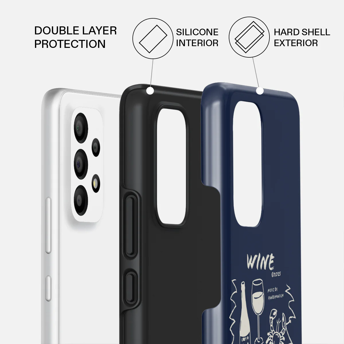 Wine & Dine - Samsung Galaxy A53 Case - Image 2