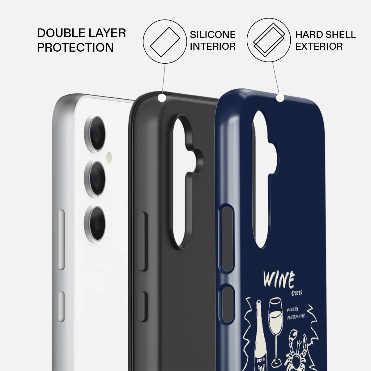 Wine & Dine - Samsung Galaxy A55 Case - Image 2