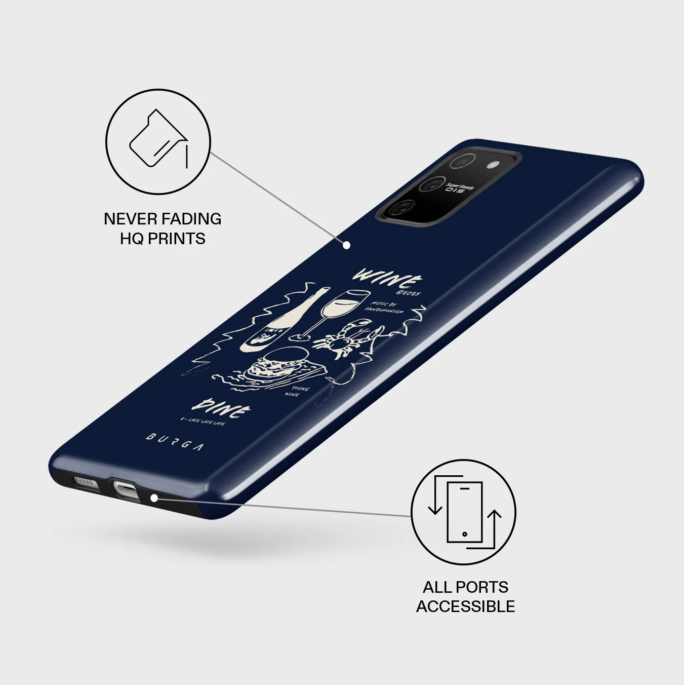 Wine & Dine - Samsung Galaxy S10 Lite Case - Image 3