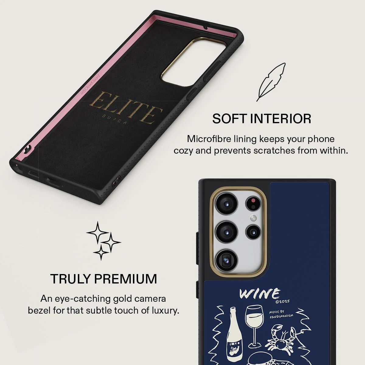 Wine & Dine - Samsung Galaxy S22 Ultra Case - Image 10