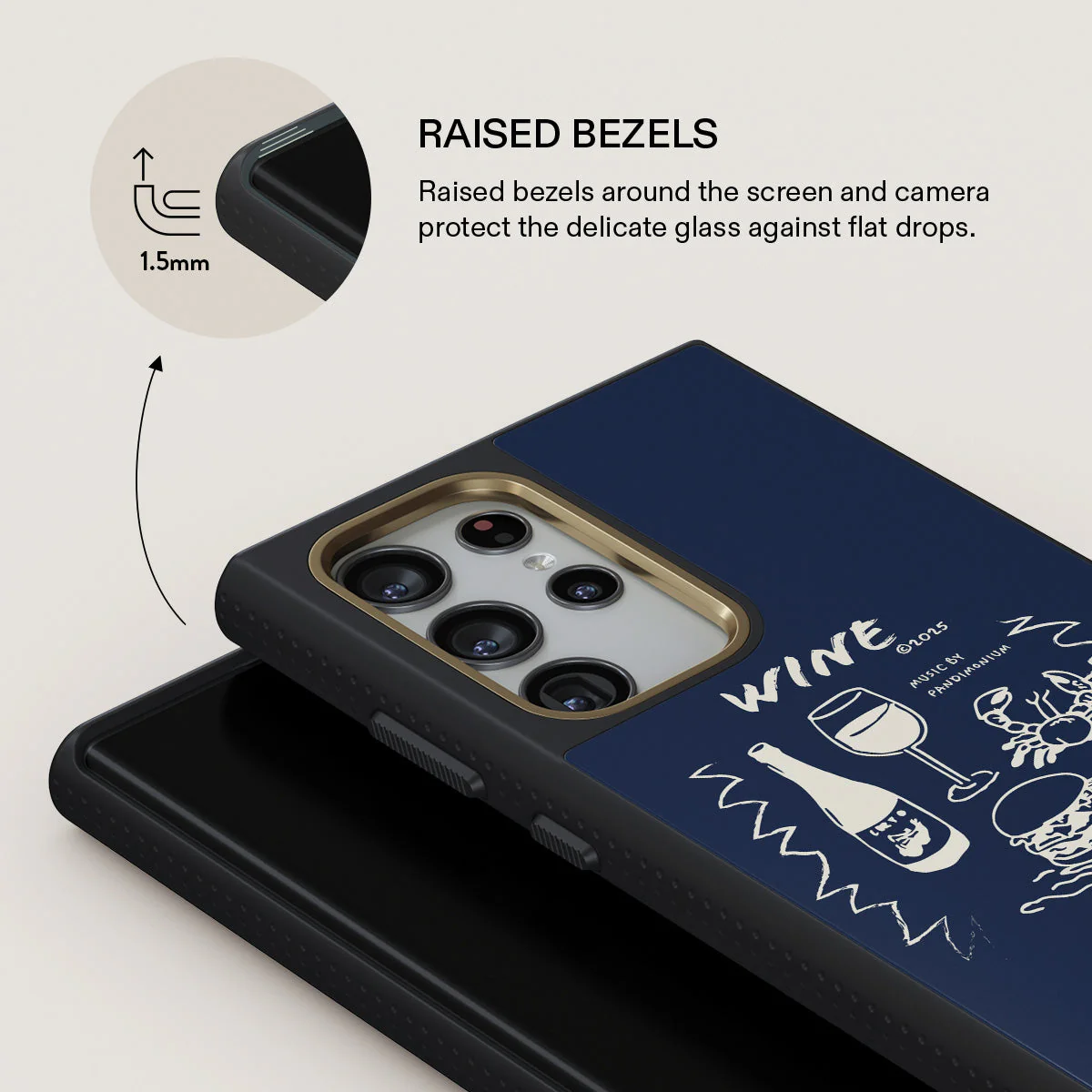 Wine & Dine - Samsung Galaxy S22 Ultra Case - Image 8