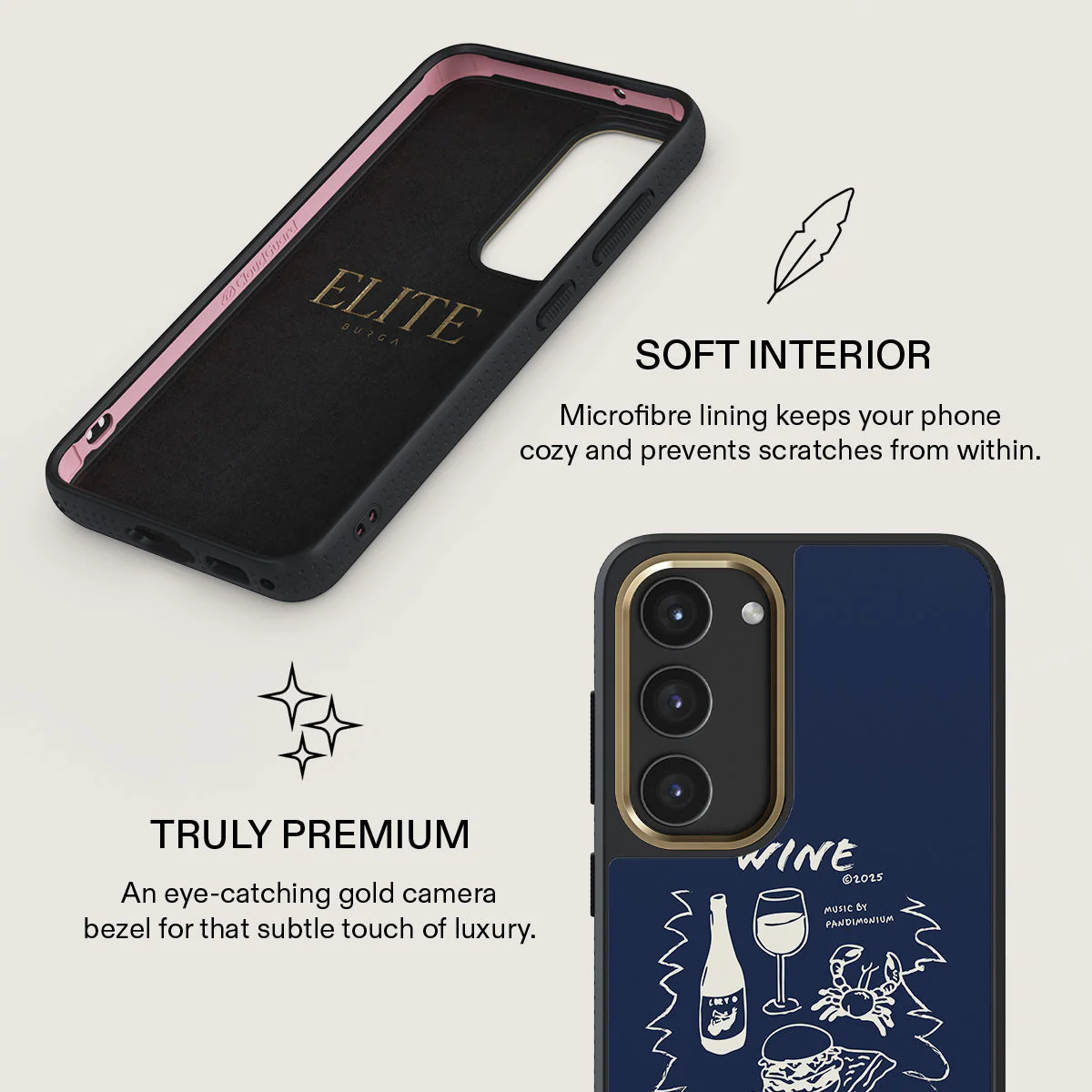 Wine & Dine - Samsung Galaxy S23 Case - Image 10