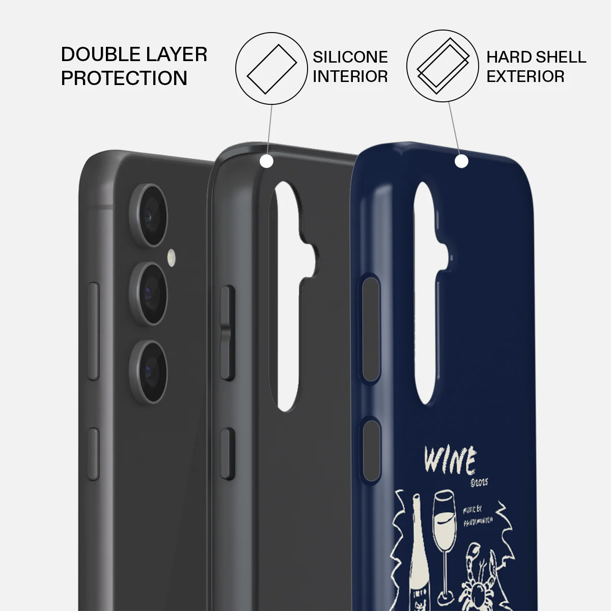 Wine & Dine - Samsung Galaxy S23 FE Case - Image 2
