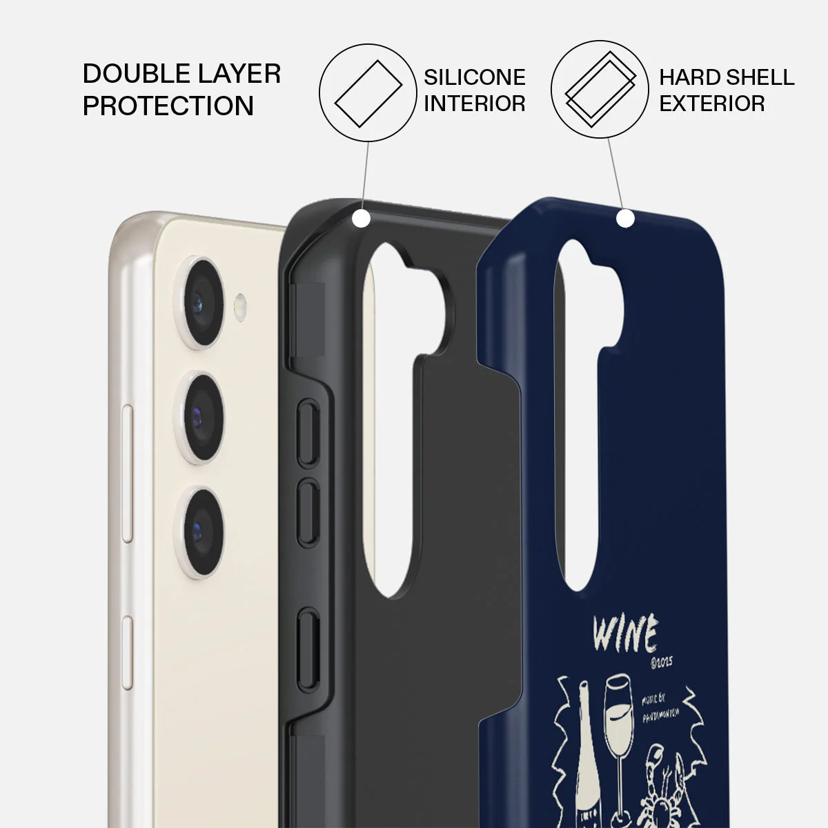 Wine & Dine - Samsung Galaxy S23 Plus Case - Image 2