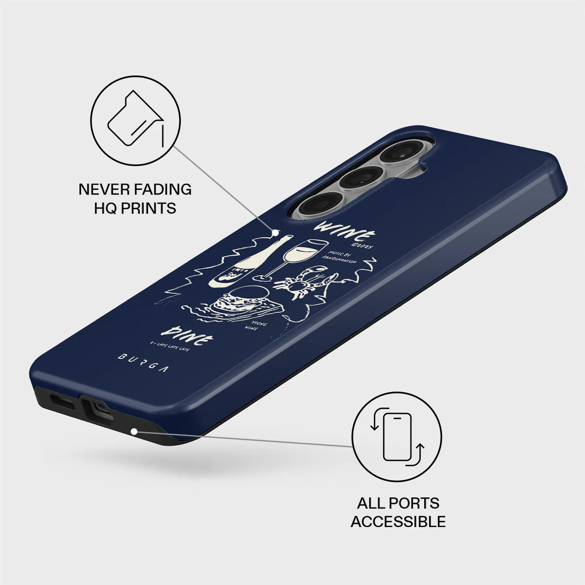 Wine & Dine - Samsung Galaxy S26 Case - Image 3