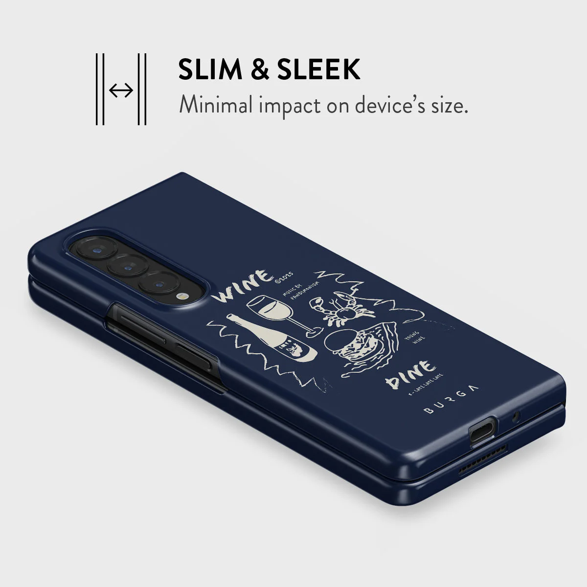 Wine & Dine - Samsung Galaxy Z Fold 4 Case - Image 4