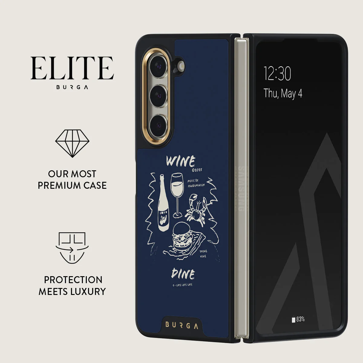 Wine & Dine - Samsung Galaxy Z Fold 5 Case - Image 2
