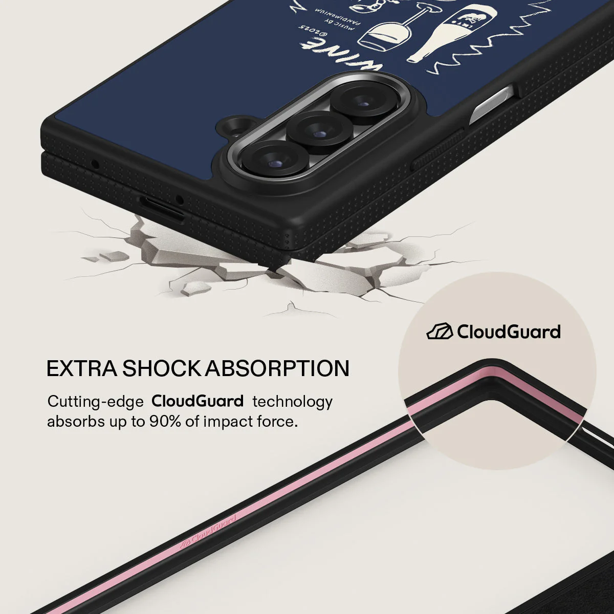 Wine & Dine - Samsung Galaxy Z Fold 7 Case - Image 10