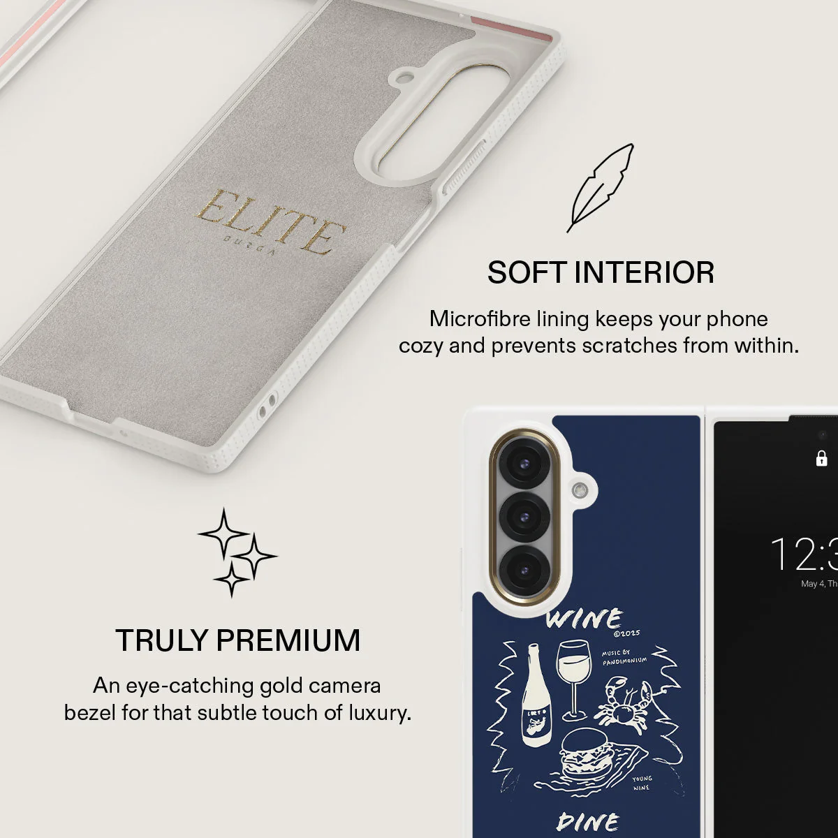 Wine & Dine - Samsung Galaxy Z Fold 7 Case - Image 20