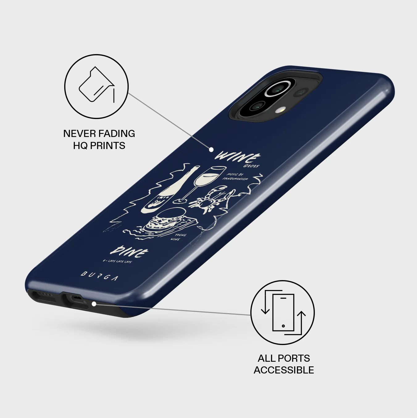 Wine & Dine - Xiaomi 11 Lite 5G NE Case - Image 3