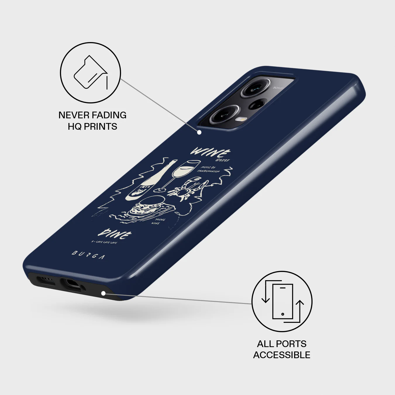 Wine & Dine - Xiaomi Redmi Note 12 Pro 5G Case - Image 3