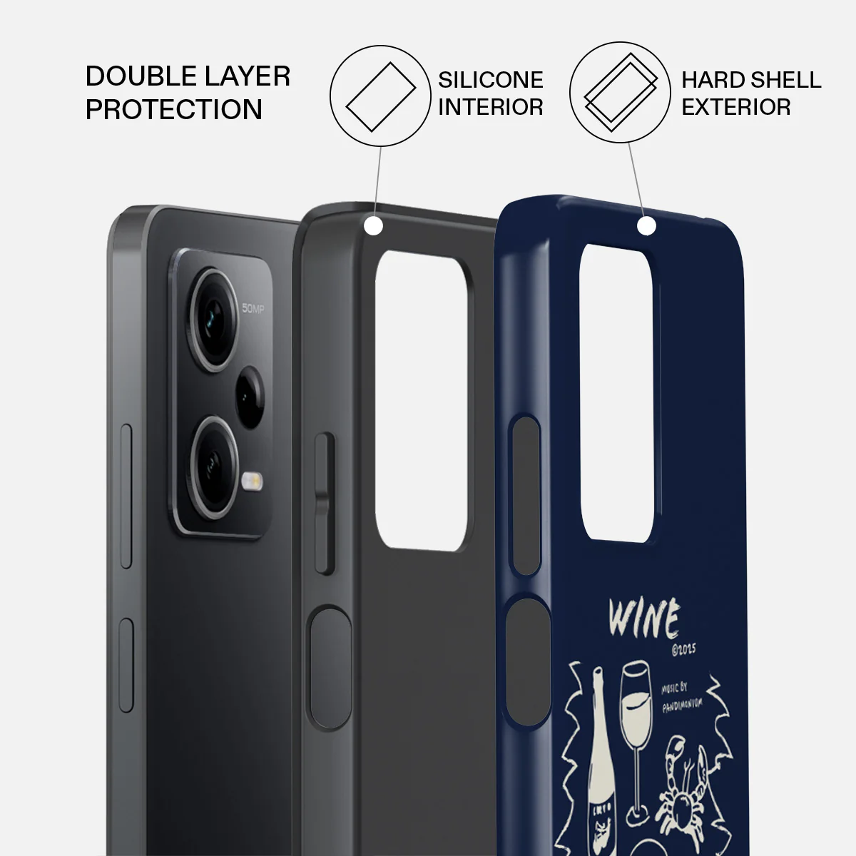 Wine & Dine - Xiaomi Redmi Note 12 Pro+ 5G Case - Image 2
