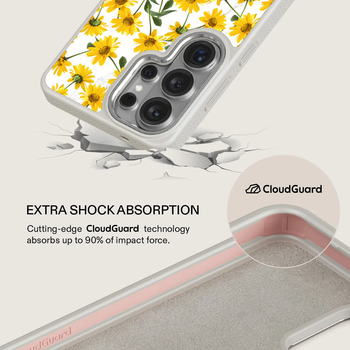Summer Scent - Yellow Flower Samsung Galaxy S26 Ultra Case - Image 35