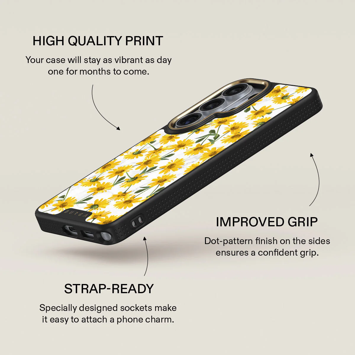 Summer Scent - Yellow Flower Samsung Galaxy S26 Ultra Case - Image 9