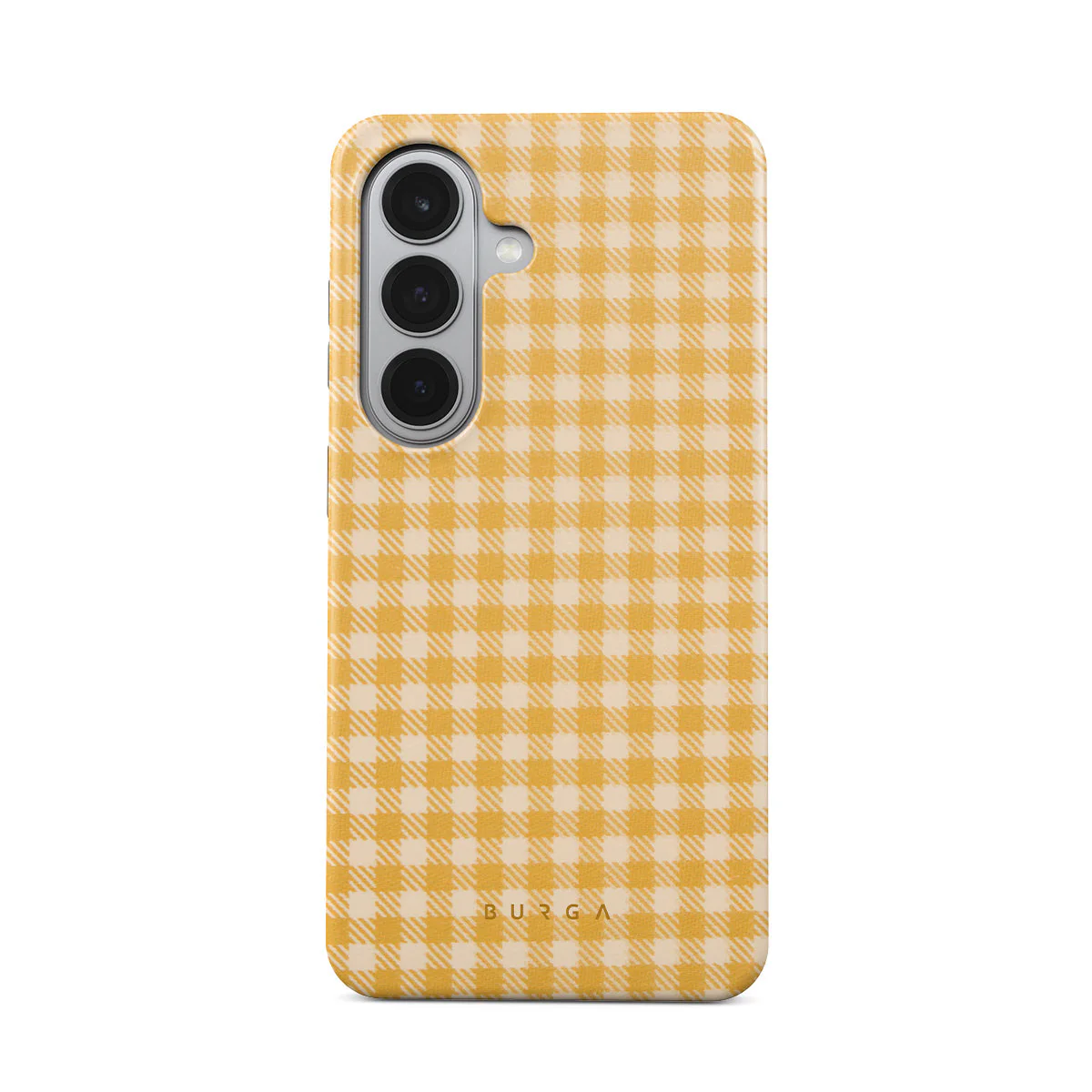Tuscan Sun - Yellow Plaid Samsung Galaxy S26 Case