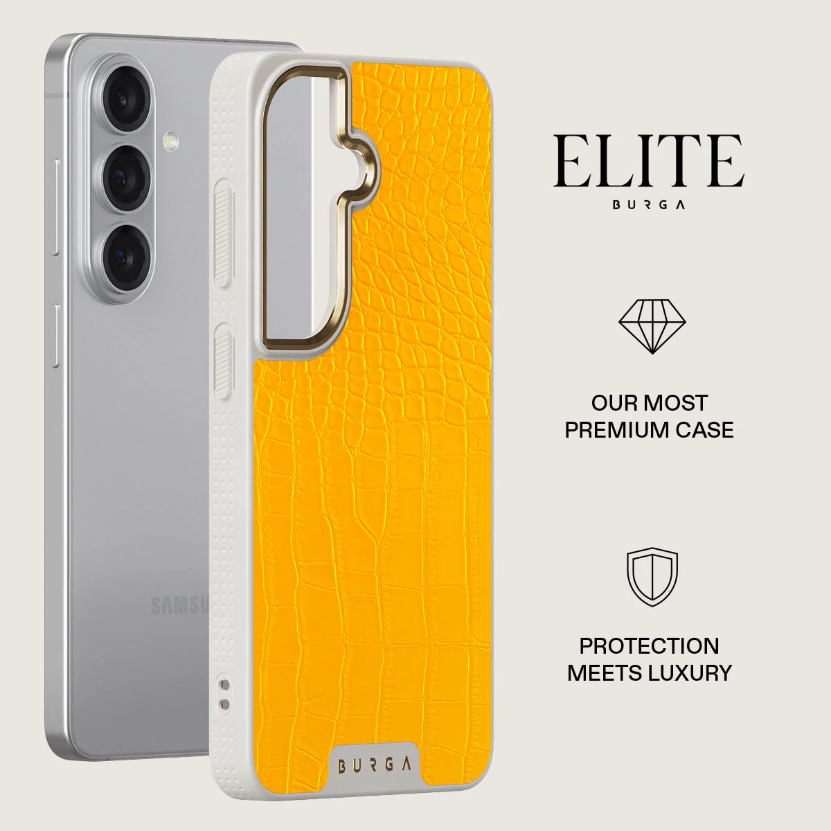 Canary Yellow - Snake Skin Samsung Galaxy S26 Case - Image 27