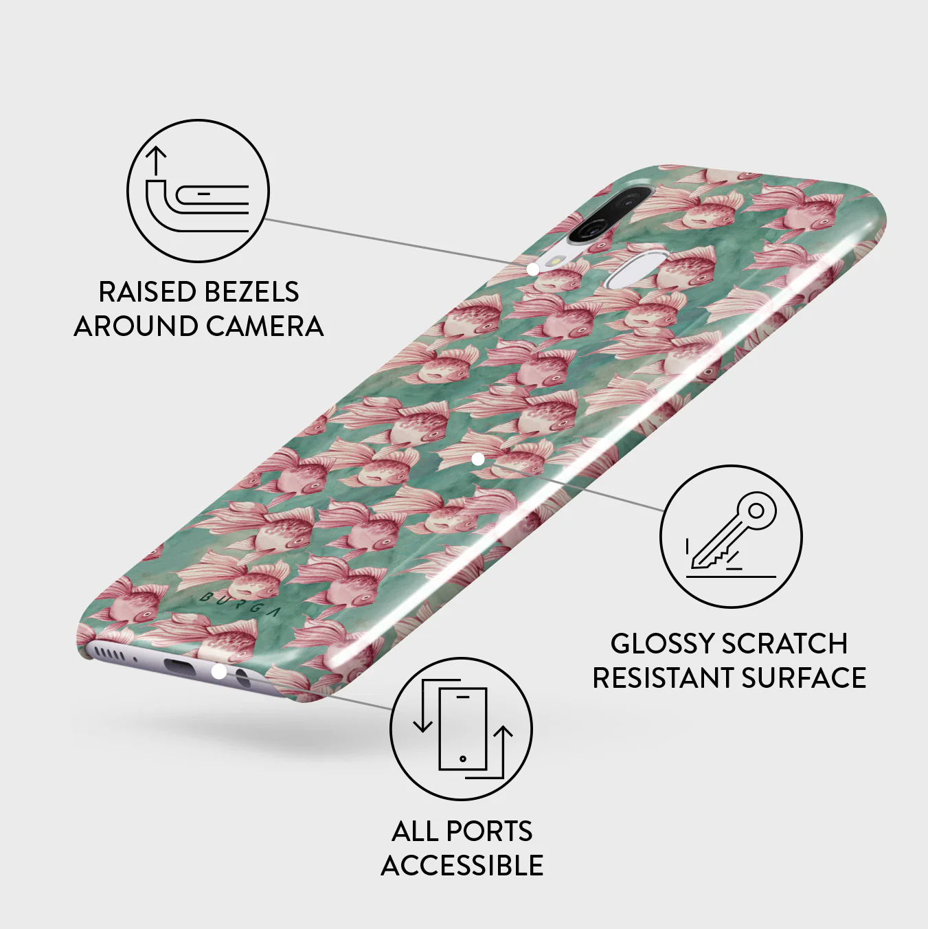 Yume - Samsung Galaxy A40 Case - Image 3