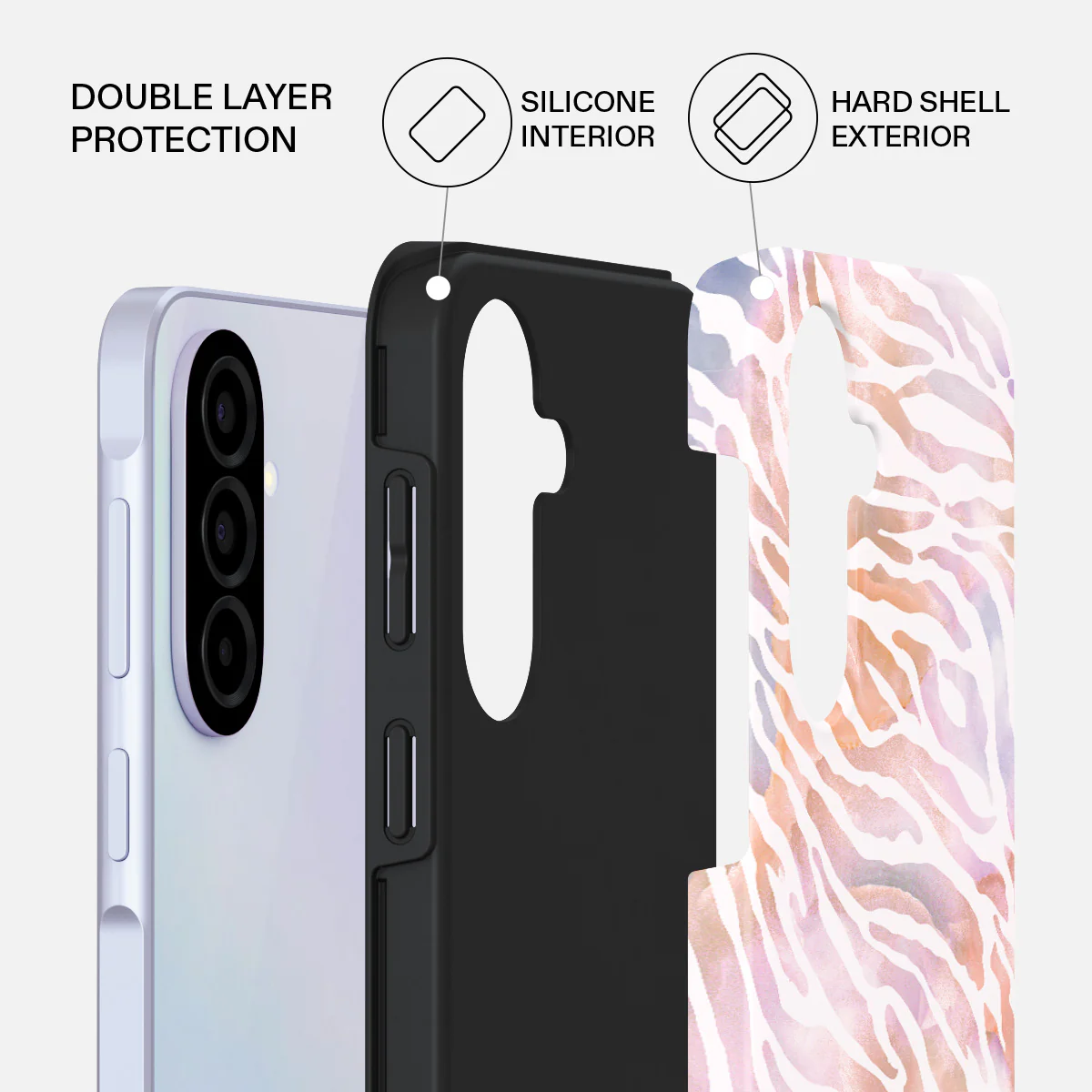 Sultry July - Zebra Samsung Galaxy A37 5G Case - Image 2